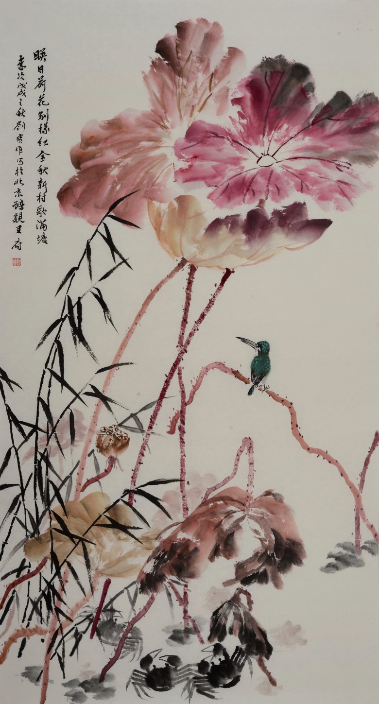 畫荷花 如何讓AI助一臂之力