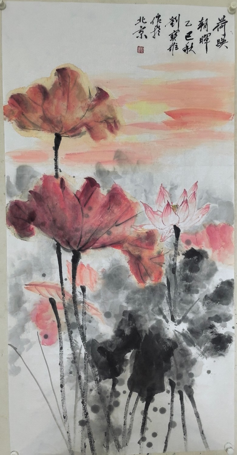 畫荷花 如何讓AI助一臂之力