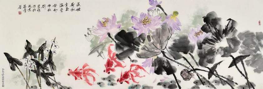 畫荷花 如何讓AI助一臂之力