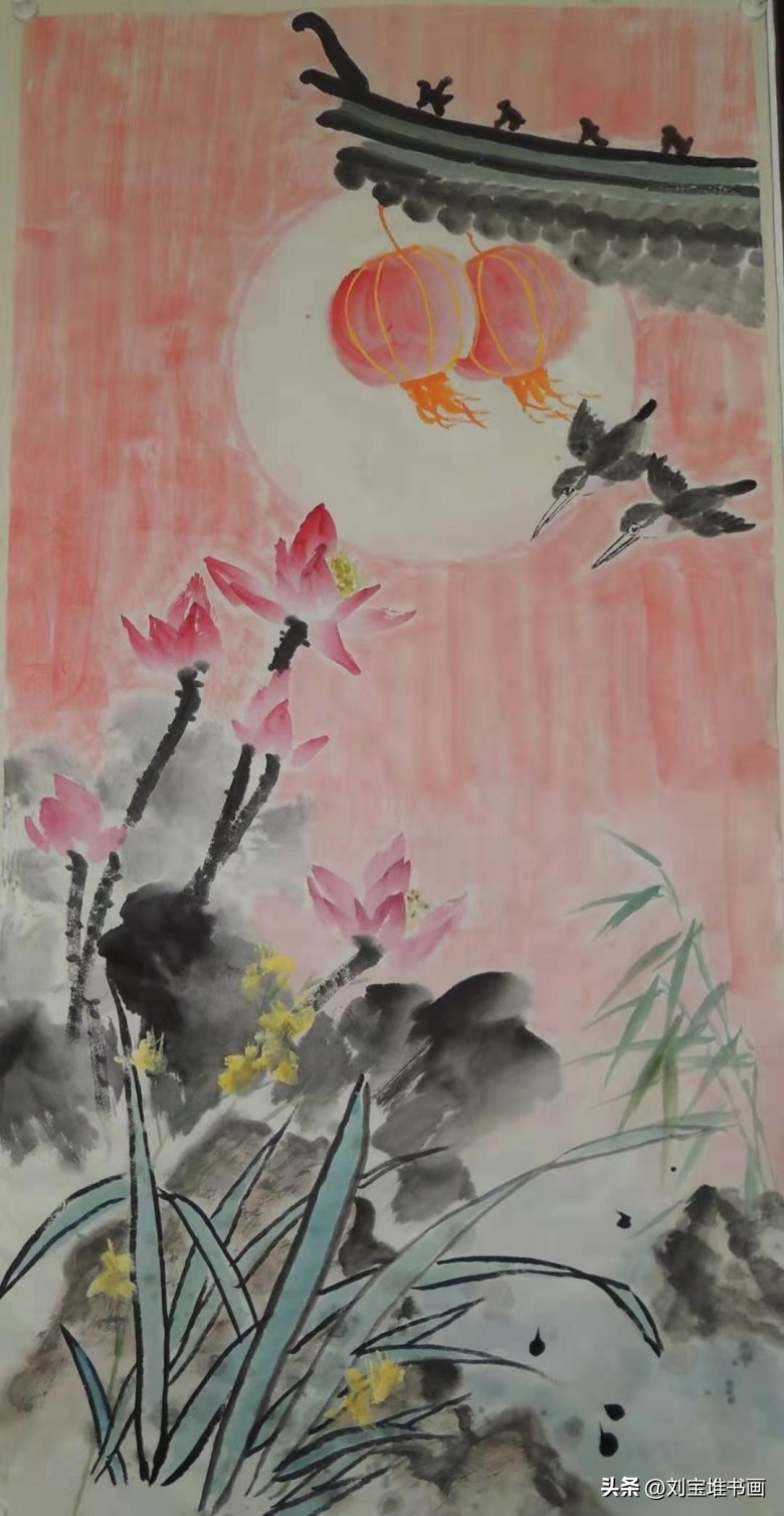 畫荷花 如何讓AI助一臂之力